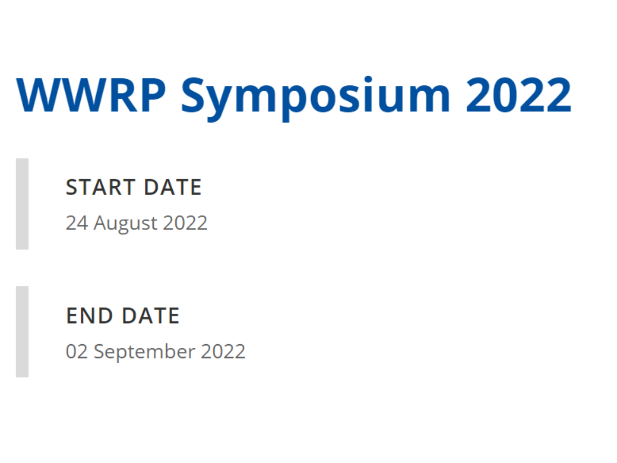 WWRP Symposium