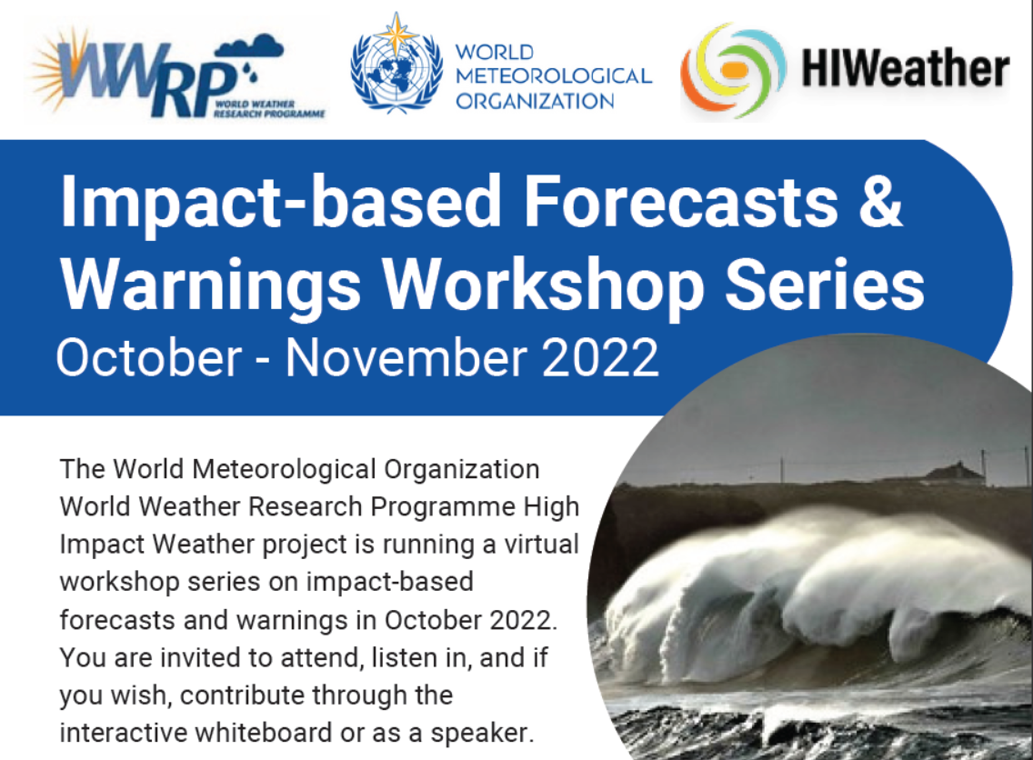 Impact-based Forecasts & Warnings Workshop Series